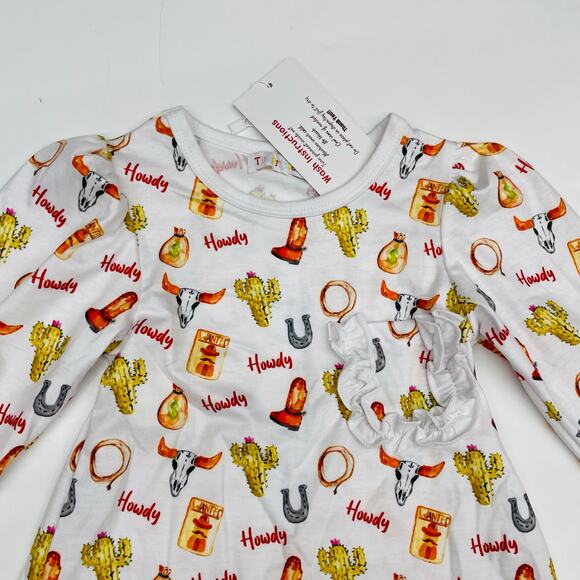 NWT The Printed Press 10-12 Howdy Gown - Picture 3 of 4